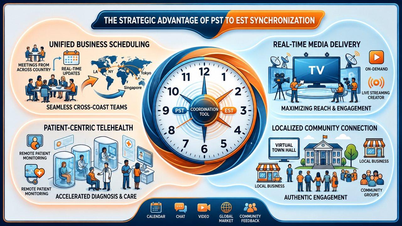 PST to EST time Converter