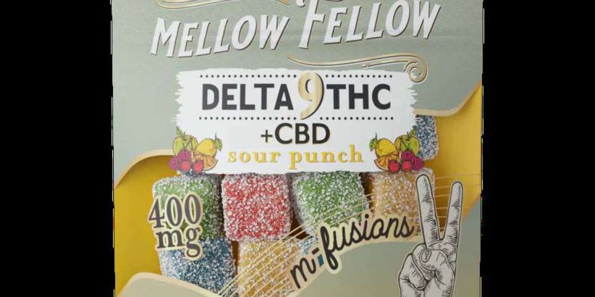 Buy Mellow Fellow Premium Delta 9 THC + CBD Gummies 800mg