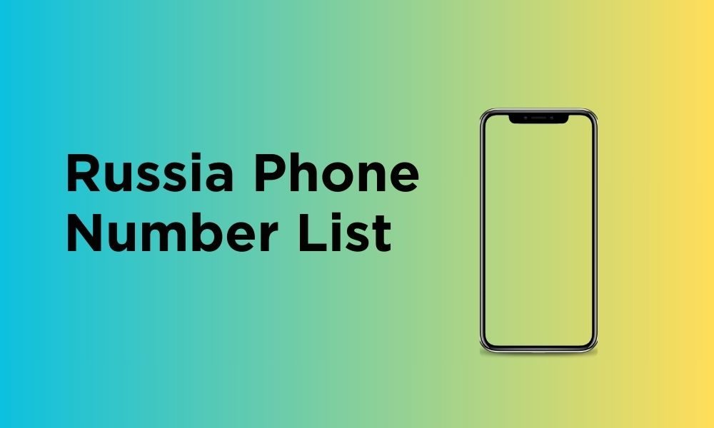 Russia Phone Number List | Russia Cell Phone Number Database