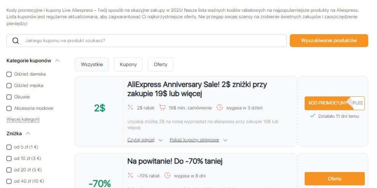 Odkrywanie różnorodności kuponów dostępnych na AliExpress