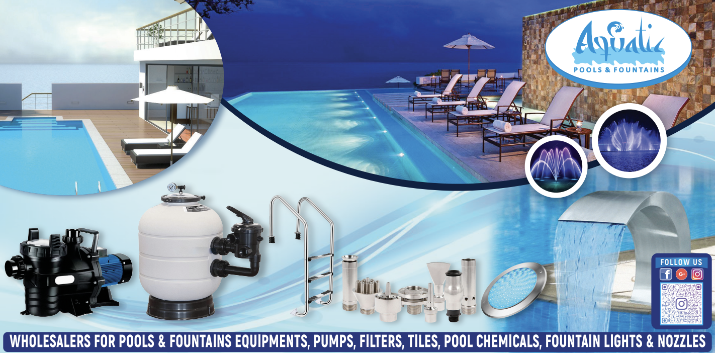 Swimming pools & Equipment's & Accessories Supplier in Saudi Arabia