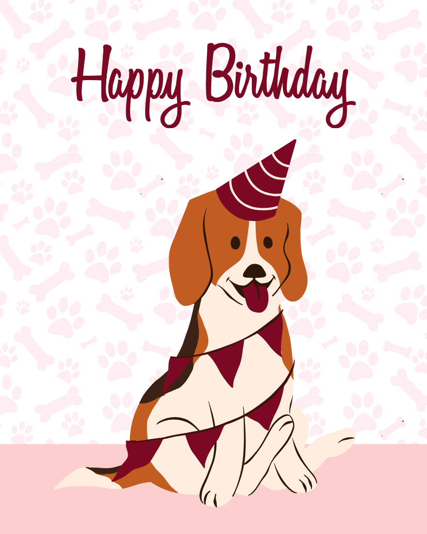 Dog Birthday Card | Celebrate with Personal Touch