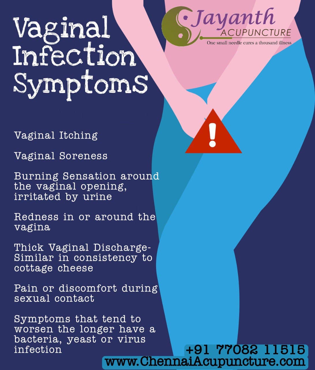 Best Acupuncture Treatment For Vaginal Infection / Vaginitis In ChennaiBest Acupuncture Treatment by Well Experienced Acupuncture Doctor in Chennai