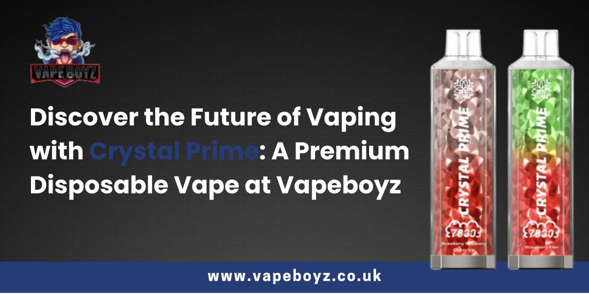 Discover the Future of Vaping with Crystal Prime: A Premium Disposable Vape at Vapeboyz