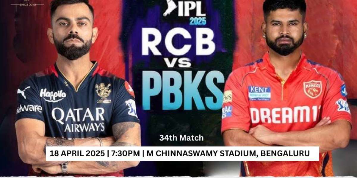 Cricket ID for IPL 2025: RCB vs PBKS Match 34 Live Updates & Highlights – 18 April