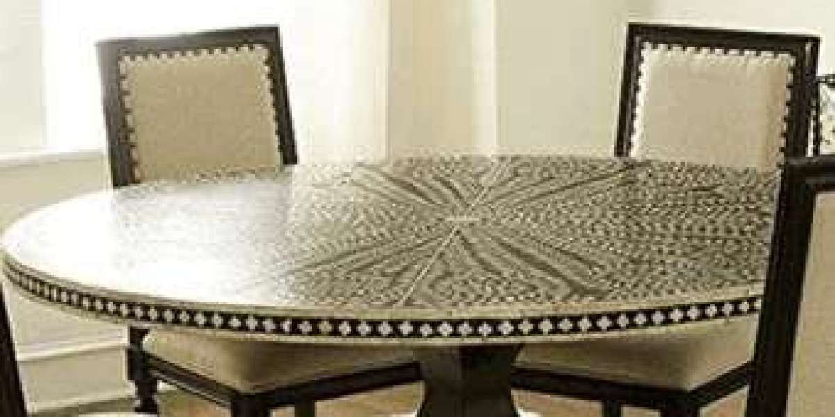The Art of Craftsmanship: How Bone Inlay Round Dining Tables Are Made