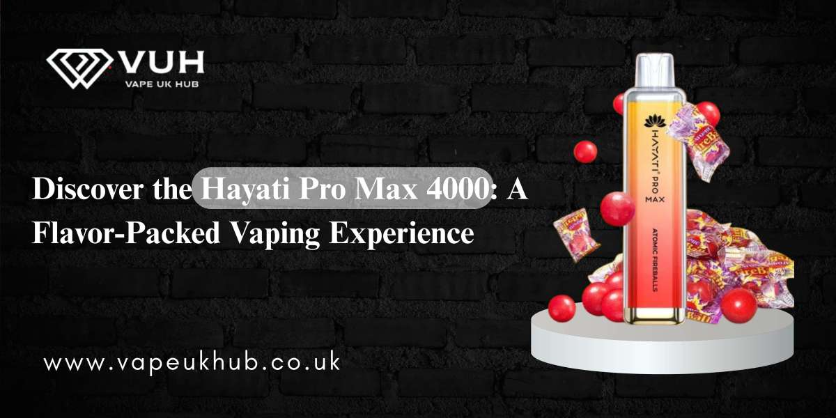 Discover the Hayati Pro Max 4000: A Flavor-Packed Vaping Experience
