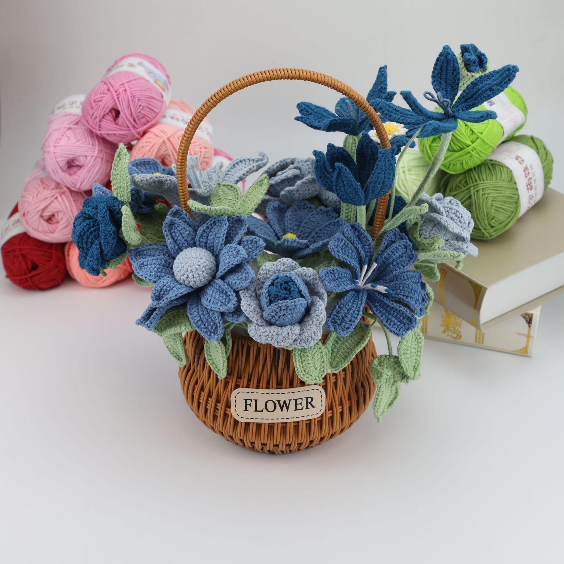 Macetas Con Flores Tejidas A Crochet