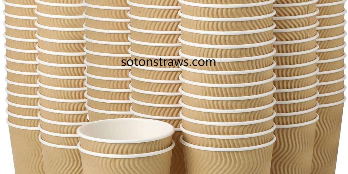 Why Businesses Prefer Disposable Kraft Hollow Paper SotonCups