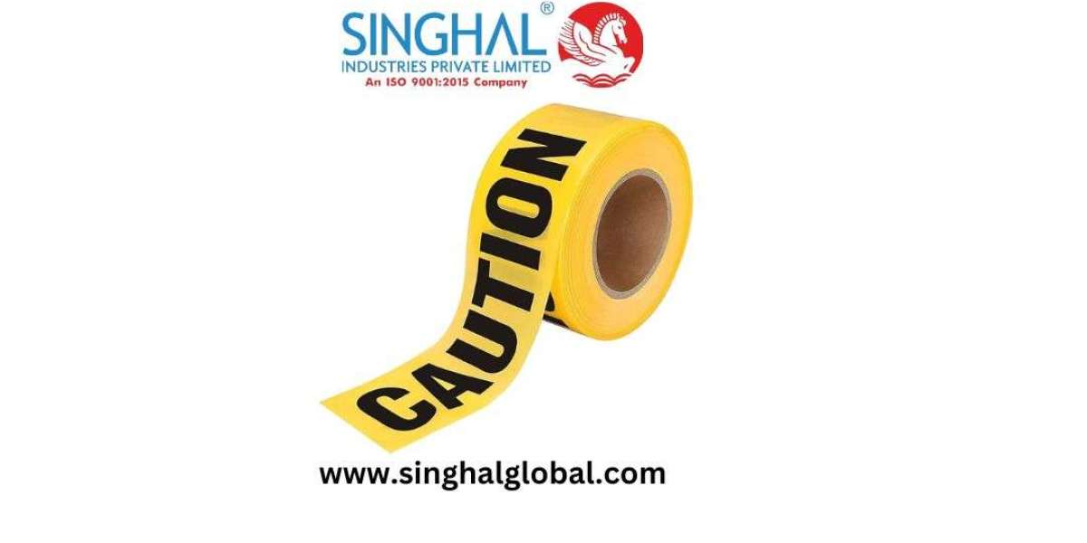 Barricade Tape for High-Visibility Safety Marking Zones