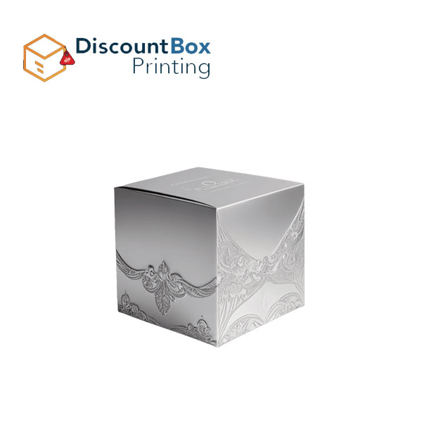 Custom Printed Silver Foil Packaging Boxes at Wholesale