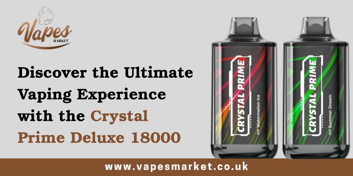 Discover the Ultimate Vaping Experience with the Crystal Prime Deluxe 18000