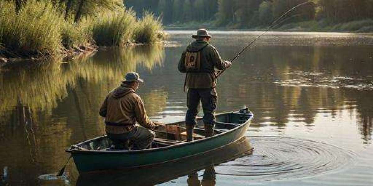 Tackle, baits, reels and lures in a large assortment