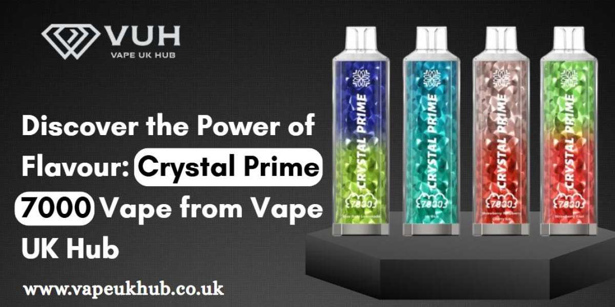 Discover the Power of Flavour: Crystal Prime 7000 Vape from Vape UK Hub