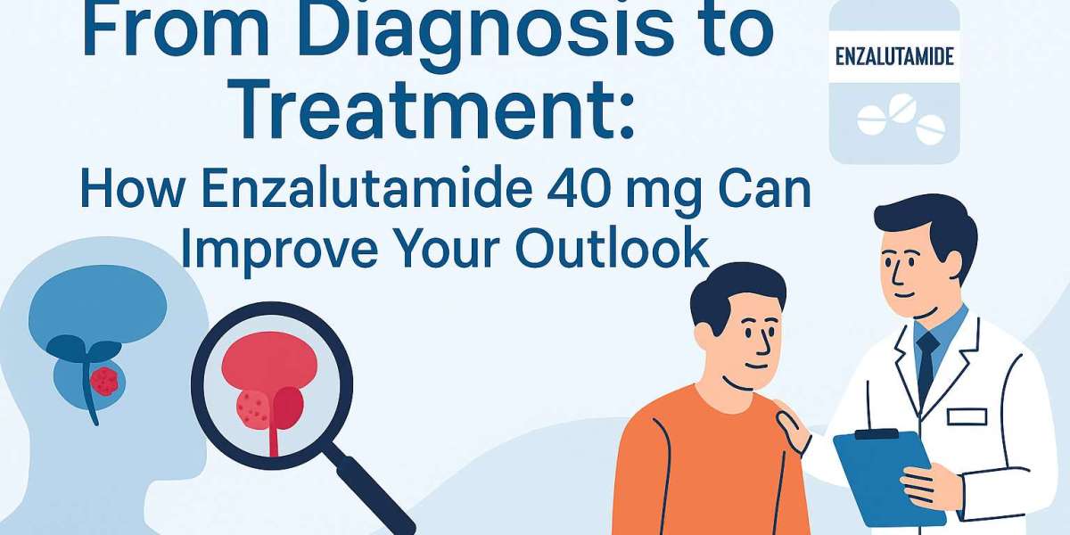 From Diagnosis to Treatment: How Enzalutamide 40 mg Can Improve Your Outlook