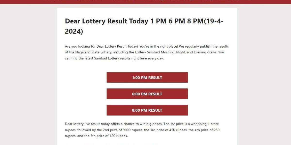 Decode the Dear Lottery Chart and Understand the Lottery Sambad Result