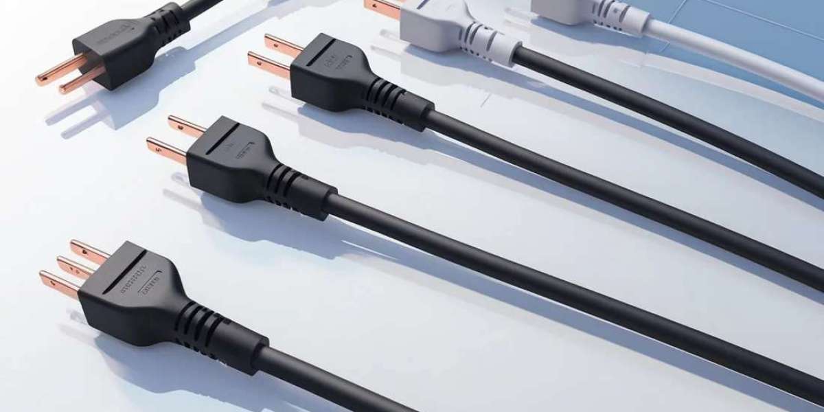 Replacement AC Power Cables: 2 Pin L-Shapes Design in Various Lengths