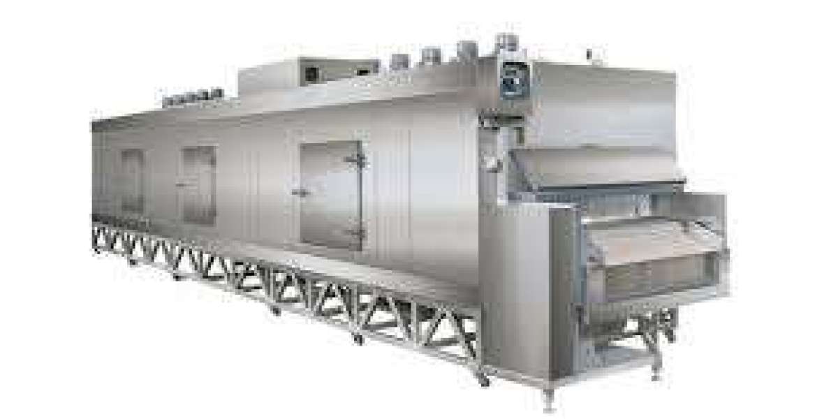 What is the main advantage of an IQF tunnel freezer?