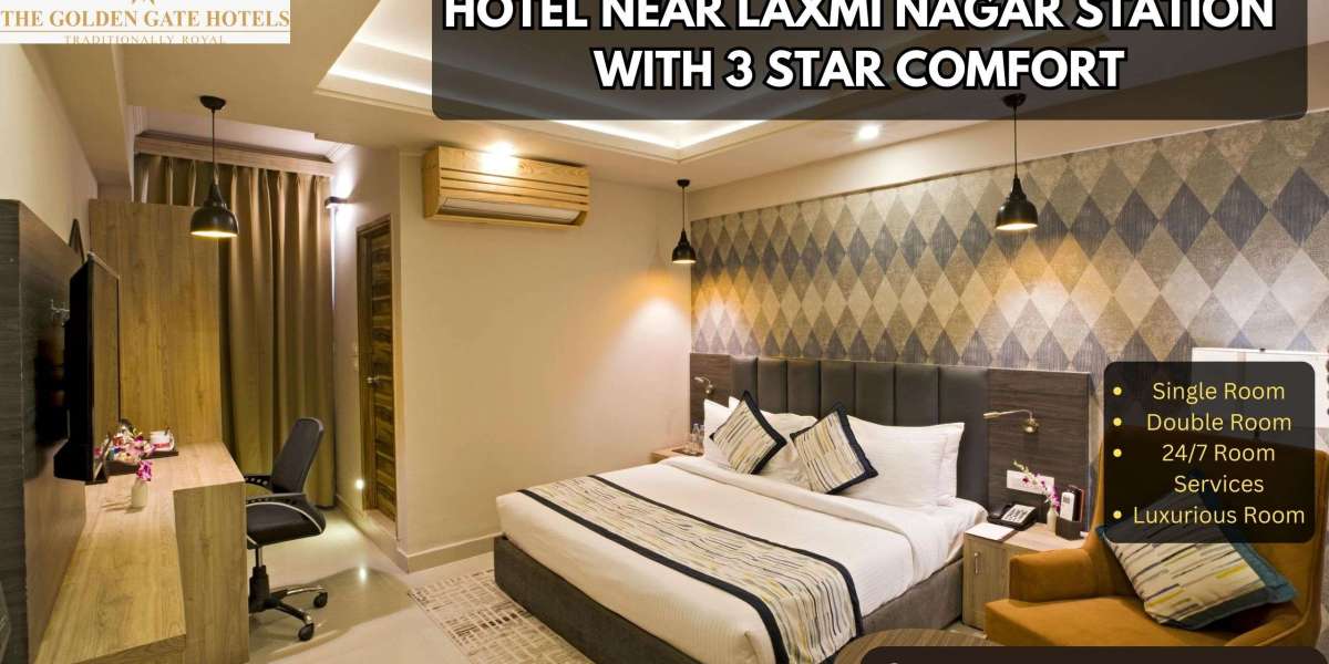 Hotel Near Laxmi Nagar Station with 3 Star Comfort