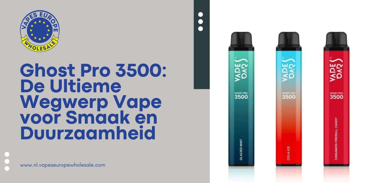 Ghost Pro 3500: De Ultieme Wegwerp Vape voor Smaak en Duurzaamheid