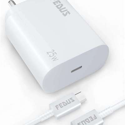 FEDUS Samsung 25W Fast Type-C Charger with Cable Compatible with Samsung Galaxy S25/S25 Plus Ultra/S Profile Picture