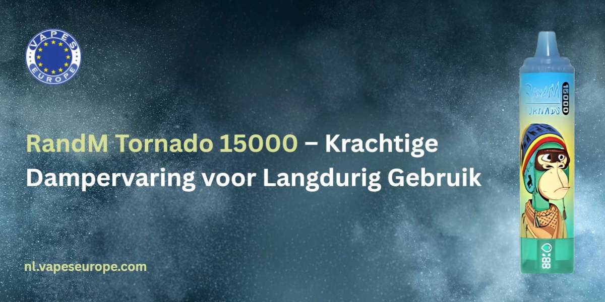 RandM Tornado 15000 – Krachtige Dampervaring voor Langdurig Gebruik