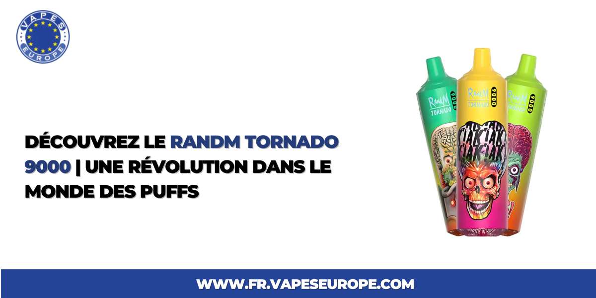 Découvrez le RandM Tornado 9000 | Une Révolution dans le Monde des Puffs
