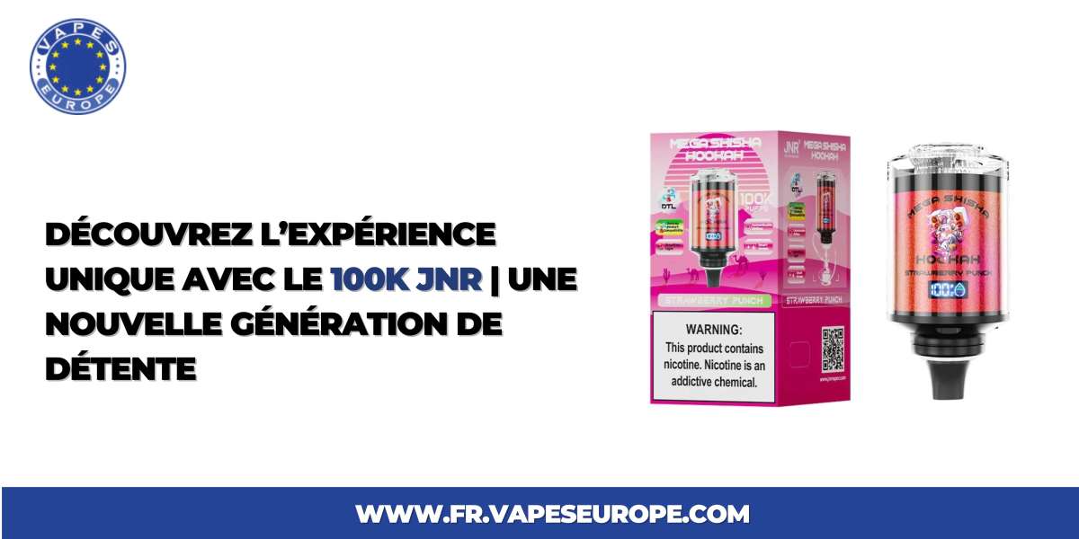 Découvrez l’Expérience Unique avec le 100k jnr | Une Nouvelle Génération de Détente