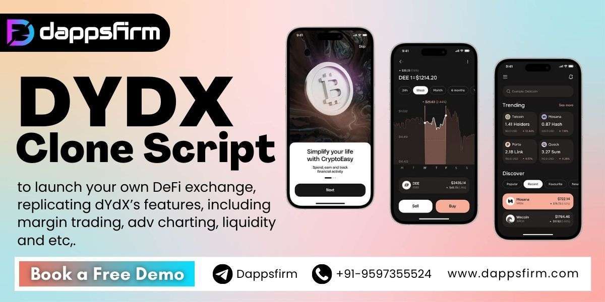 Our DYDX clone script allows you to build a decentralized derivatives platform with full control