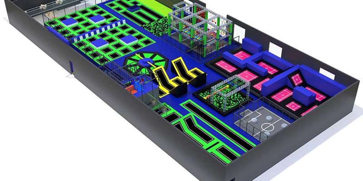 Fun and exciting in trampoline park Valladolid, Spain