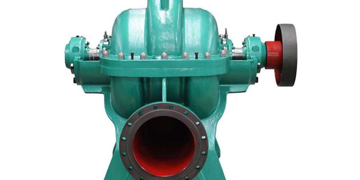 What is the impact of high-temperature media on the structure of axial split case pump?