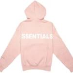 essentials hoodiepink