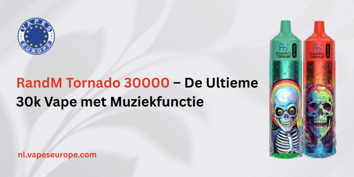 RandM Tornado 30000 – De Ultieme 30k Vape met Muziekfunctie