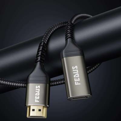 FEDUS HDMI Extension Cable Support 4K@60Hz 3D HDR, Male to Female HDMI Extender 9.8FT Adapter Connec Profile Picture