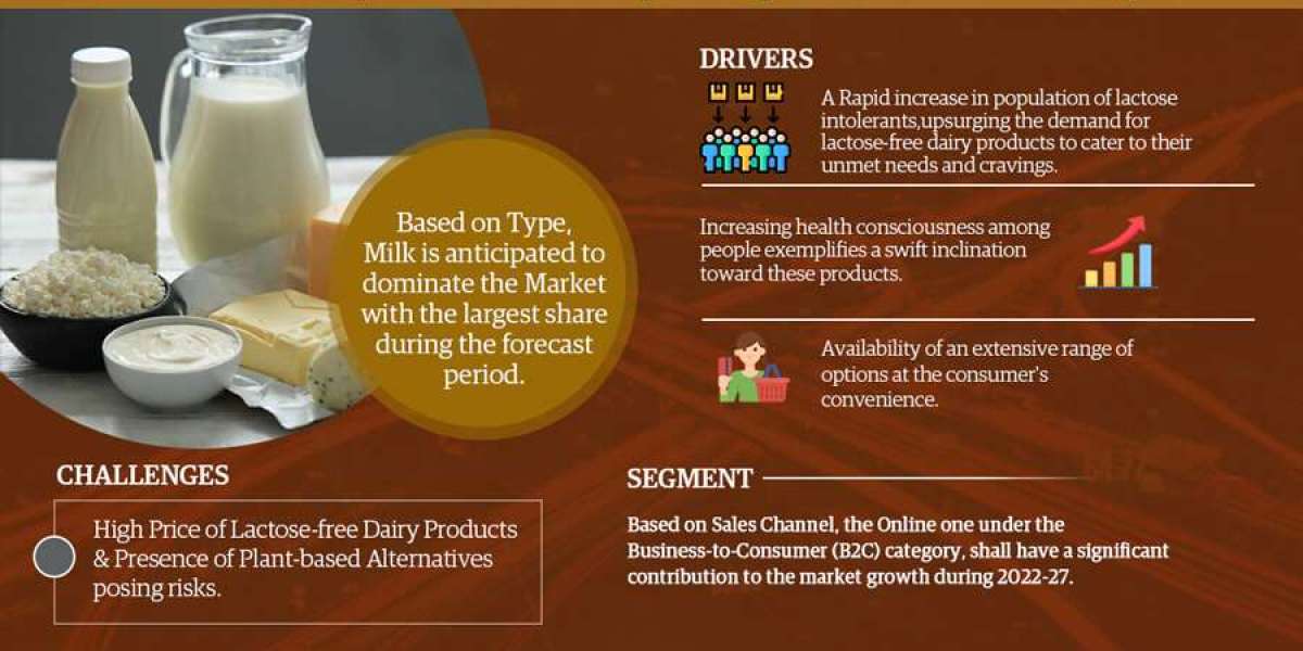 India Lactose-Free Dairy Products Market Forecast, and Industry Overview 2027