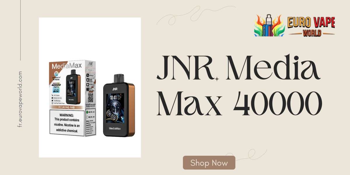 JNR Media Max 40000 : Une Révolution dans le Monde de la Vape Jetable