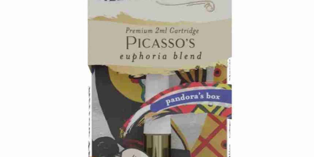Buy Mellow Fellow Picasso's Euphoria Blend 2ml Vape Cartridge - Pandora's Box