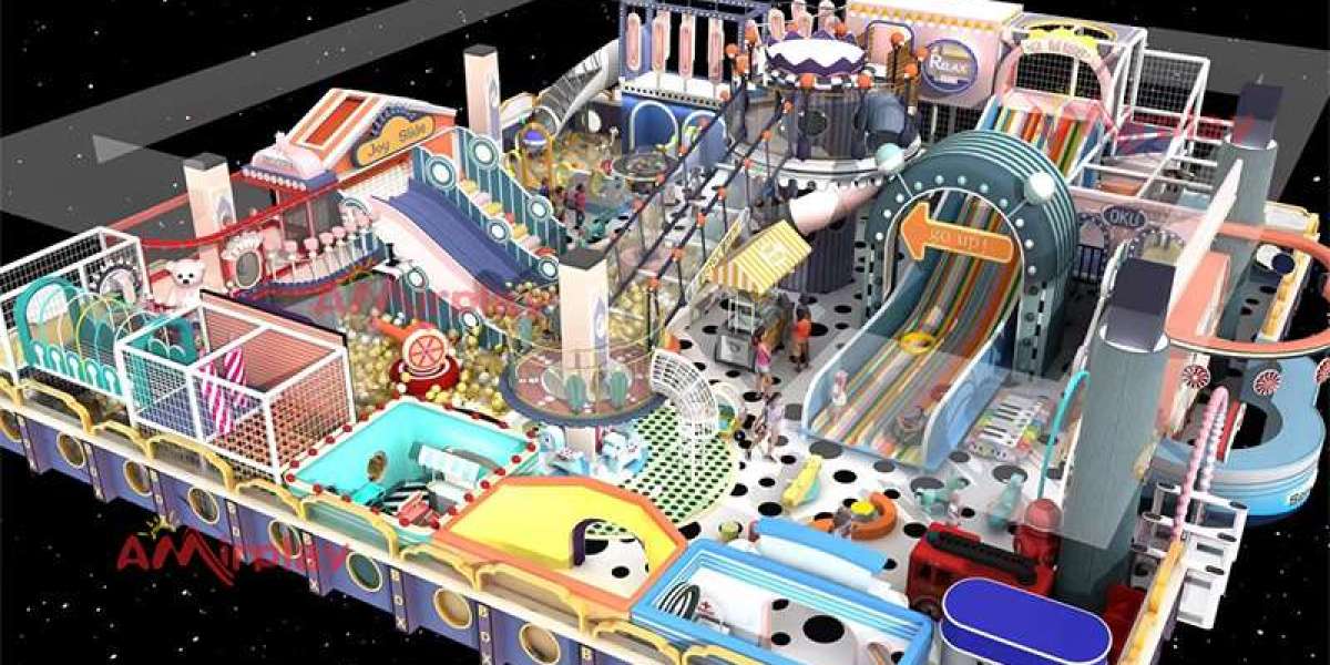 What staffing structure works best for a large playground?