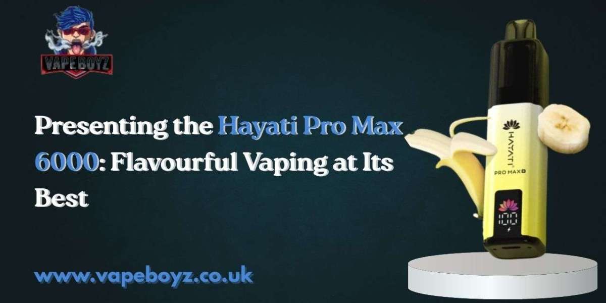 Presenting the Hayati Pro Max 6000: Flavourful Vaping at Its Best
