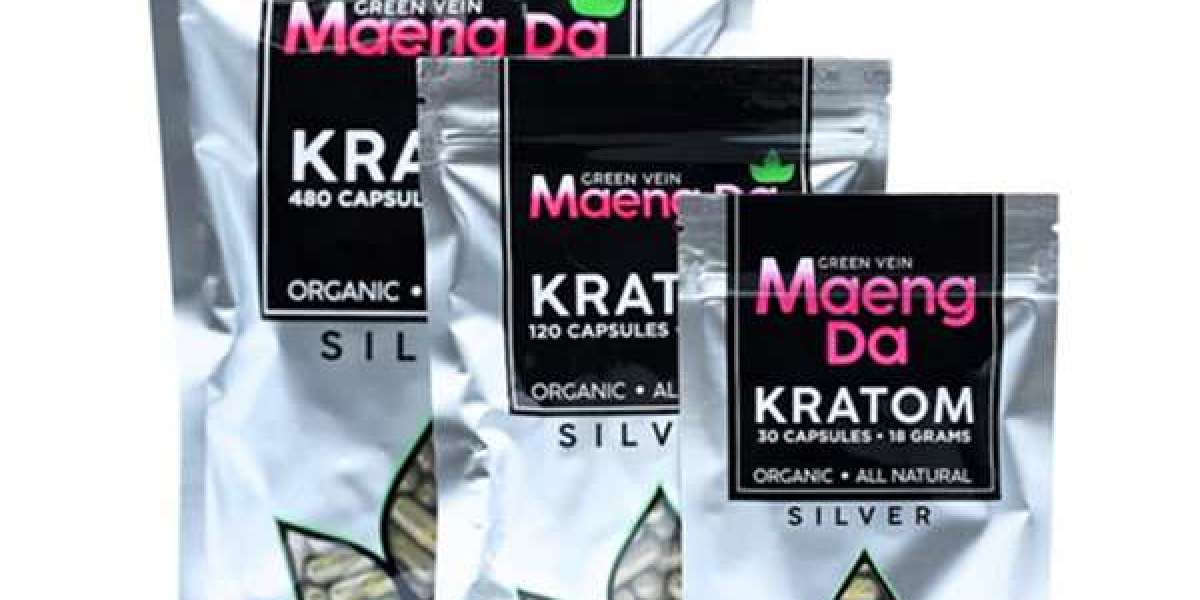 Shop OPMS Silver Green Vein Maeng Da Kratom Capsules