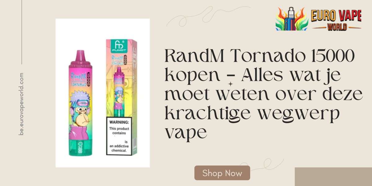 RandM Tornado 15000 kopen – Alles wat je moet weten over deze krachtige wegwerp vape