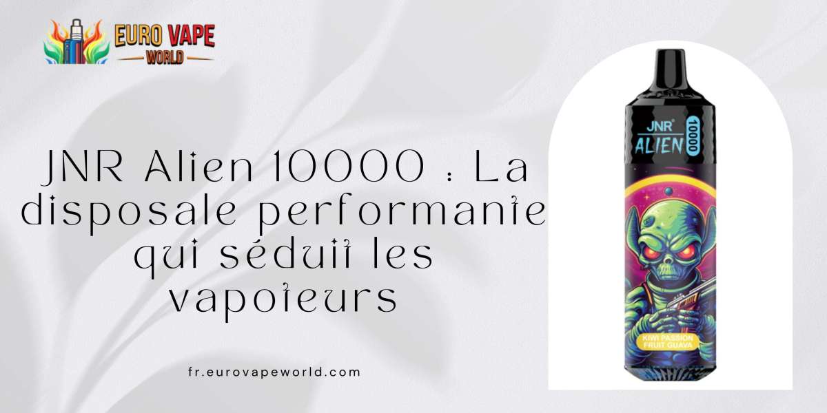 JNR Alien 10000 : La disposale performante qui séduit les vapoteurs