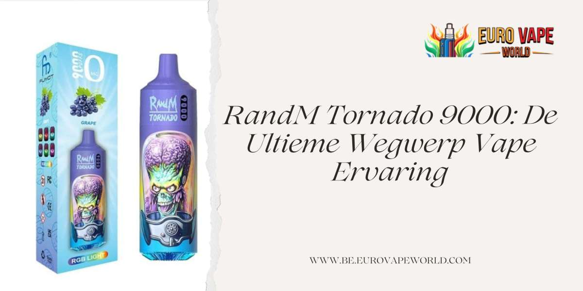 RandM Tornado 9000: De Ultieme Wegwerp Vape Ervaring