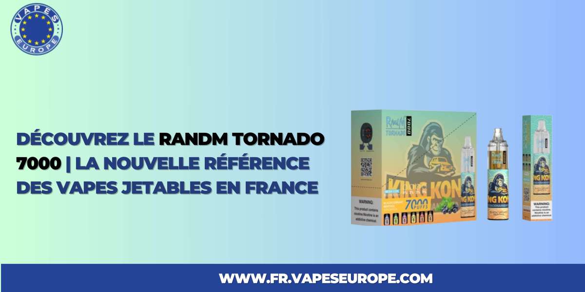 Découvrez le RandM Tornado 7000 | La Nouvelle Référence des Vapes Jetables en France
