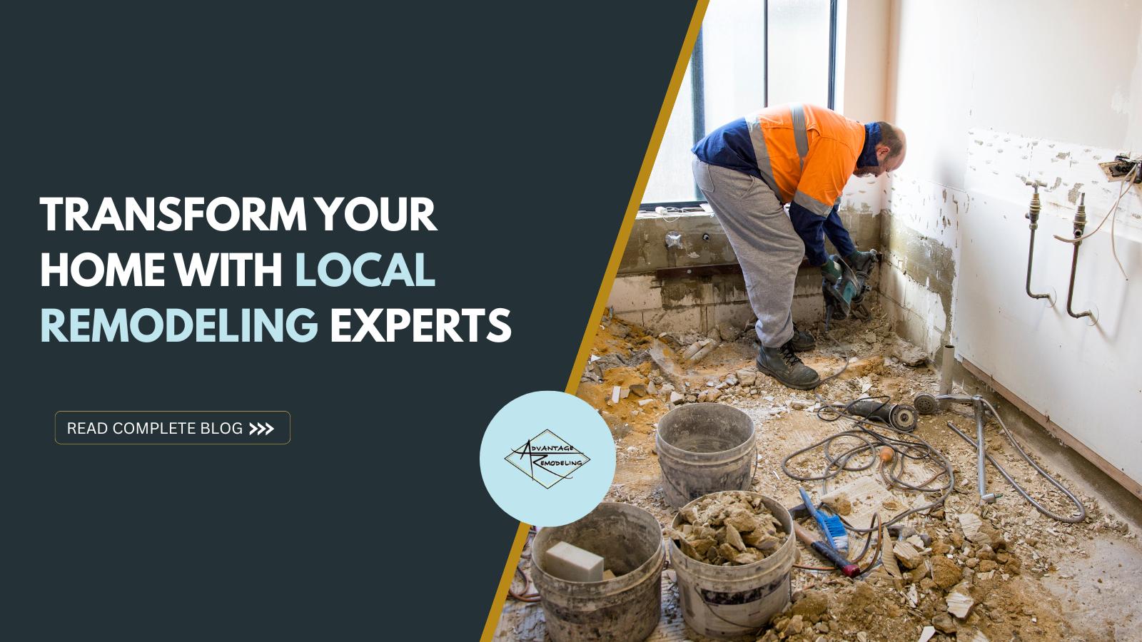 Local Home Remodeling Services Near You