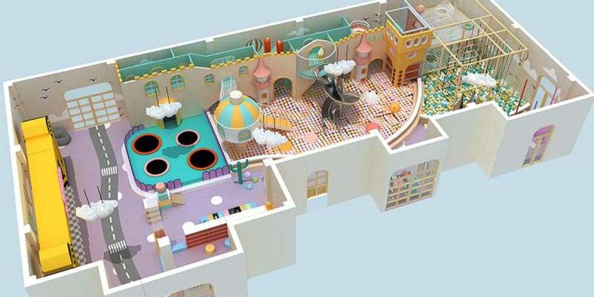How to revitalize an old indoor children's playground?