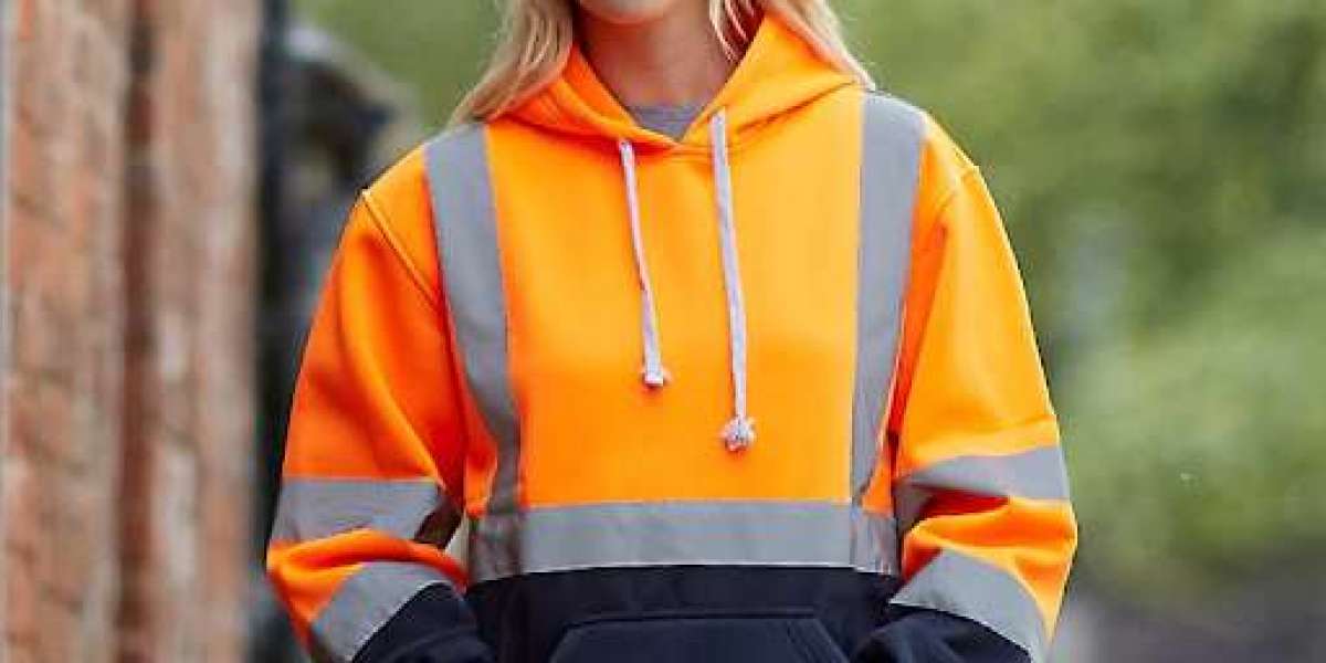 Hi Vis Hoodie With Reflective Tape For Maximum Visibility