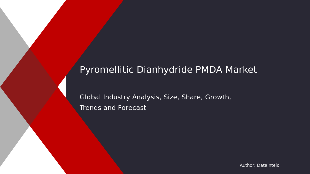 Request For Sample of Pyromellitic Dianhydride (PMDA) Market Report | Global Forecast From 2025 To 2033