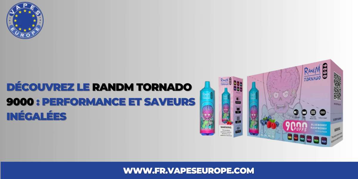 Découvrez le RandM Tornado 9000 : Performance et saveurs inégalées
