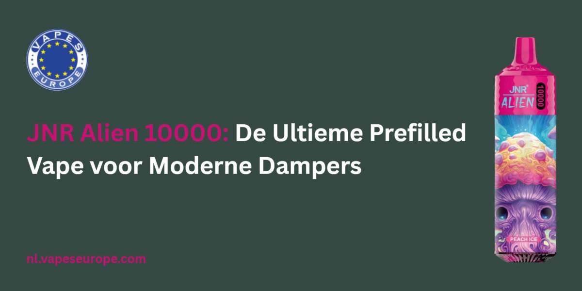 JNR Alien 10000: De Ultieme Prefilled Vape voor Moderne Dampers